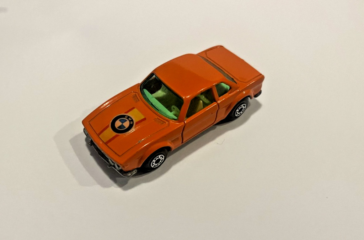 1976 Matchbox Lesney Superfast Orange BMW 3.0 CSL #45 1:64 Opening Doors VG