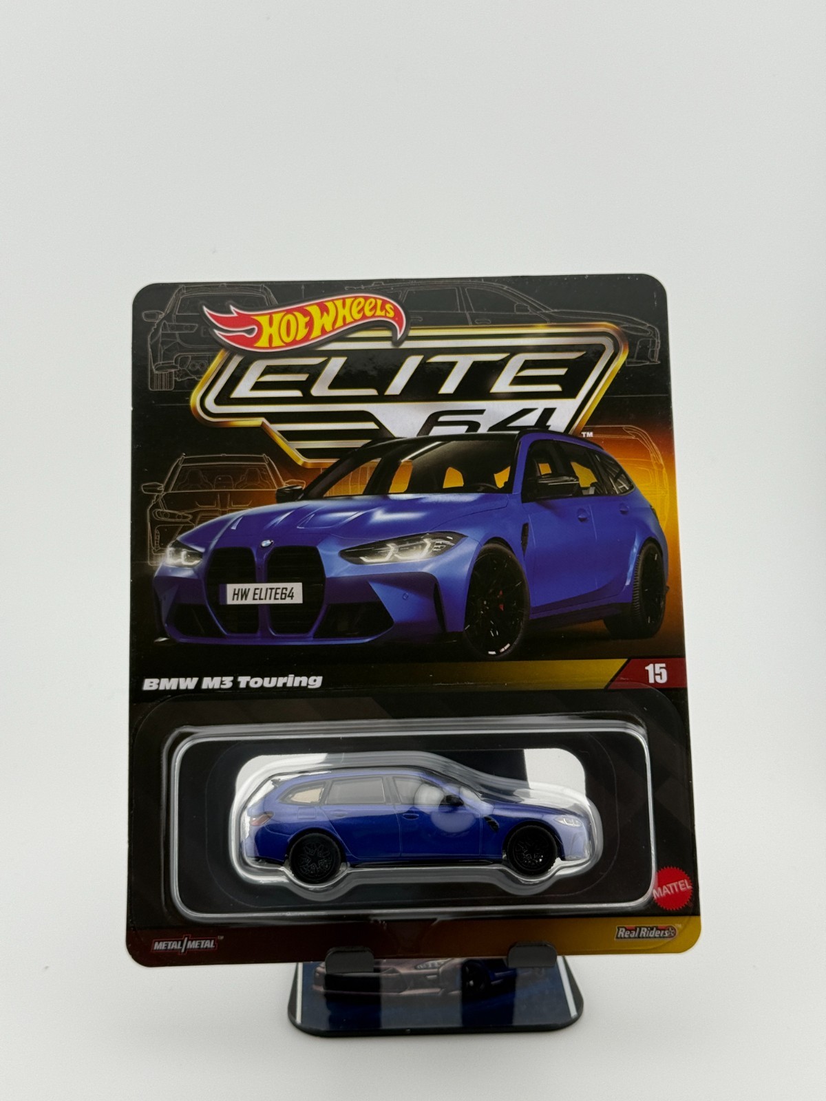 Hot Wheels Collectors Premium Elite 64 Blue BMW M3 Touring