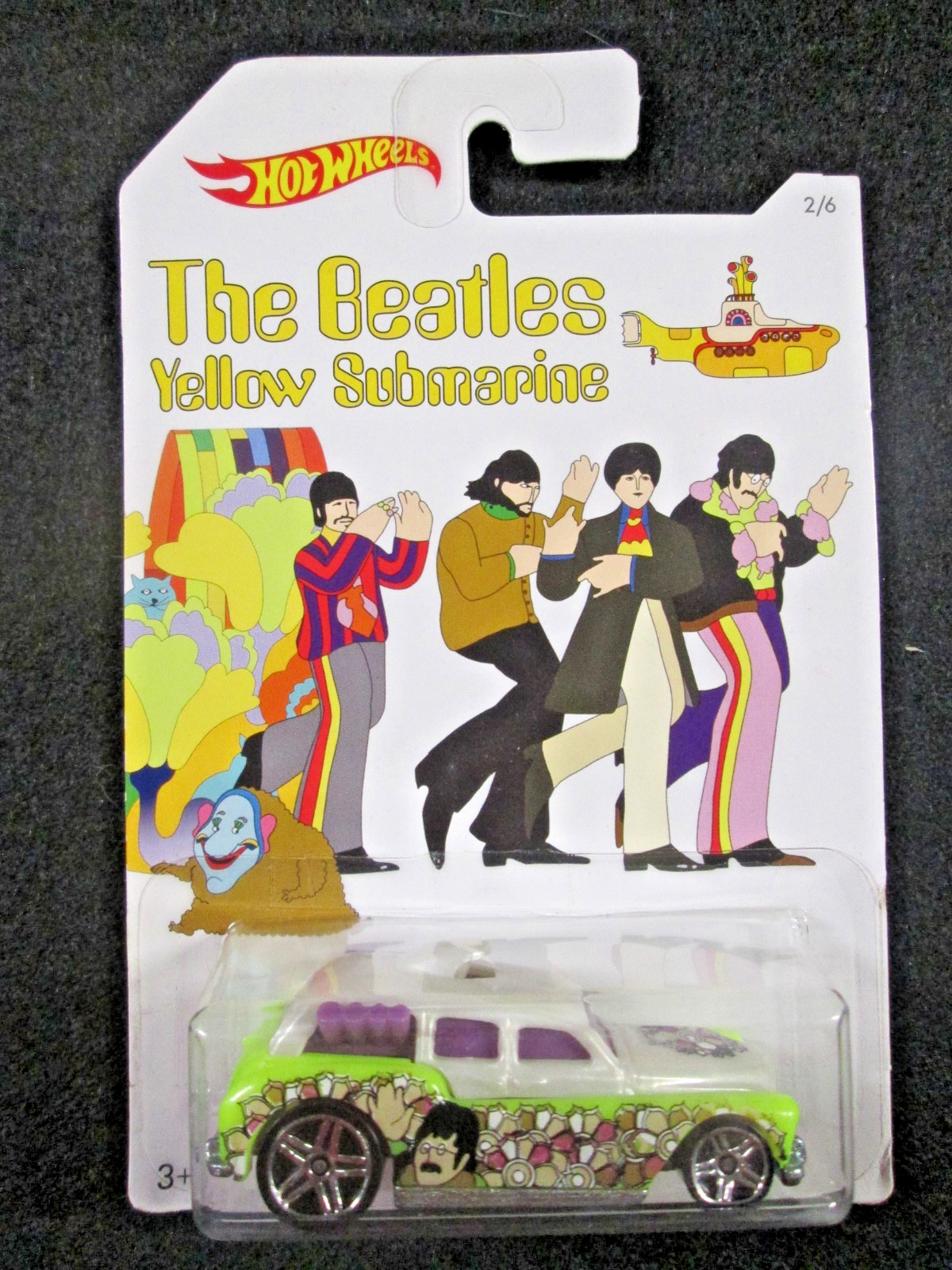 Hot Wheels 50th Anniversary The Beatles Yellow Submarine Full Set Of 6