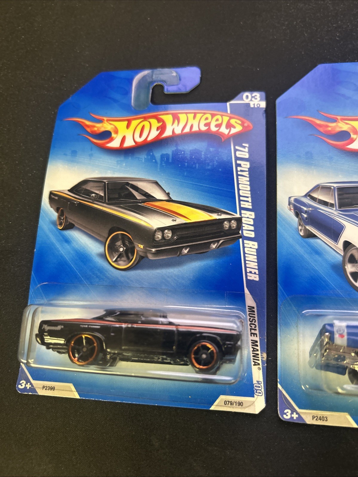 Hot Wheels 2 Muscle Mania, 1 Heat Fleet, 1 HW Main Street New Sealed lot Of 4￼