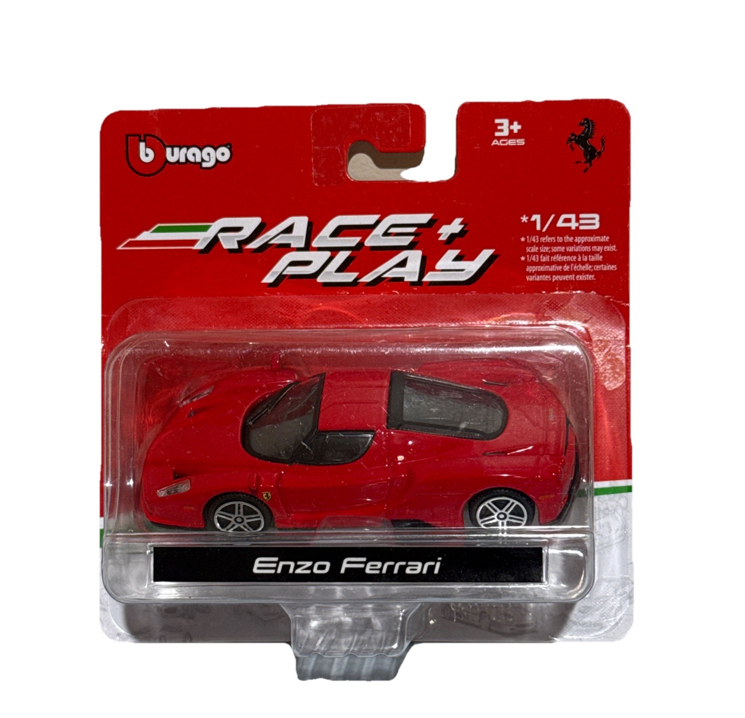 Burago 1/43 Scale Race & Play Series Red Enzo Ferrari
