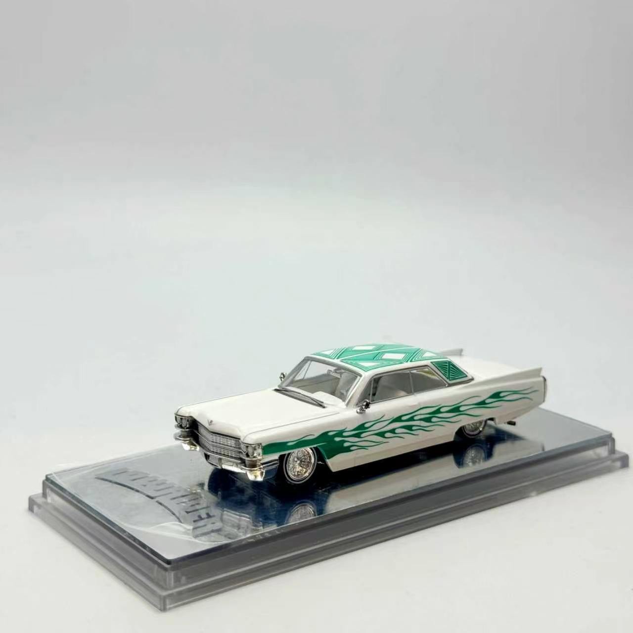 97M 1:64 1964 Coupe Coupe DeVille LowRider Diecast Model Car
