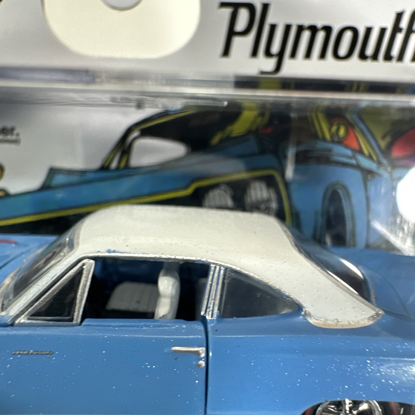 1969 Plymouth Road Runner HEMI Blue/White M2 Machines R92 25-49 New in Package
