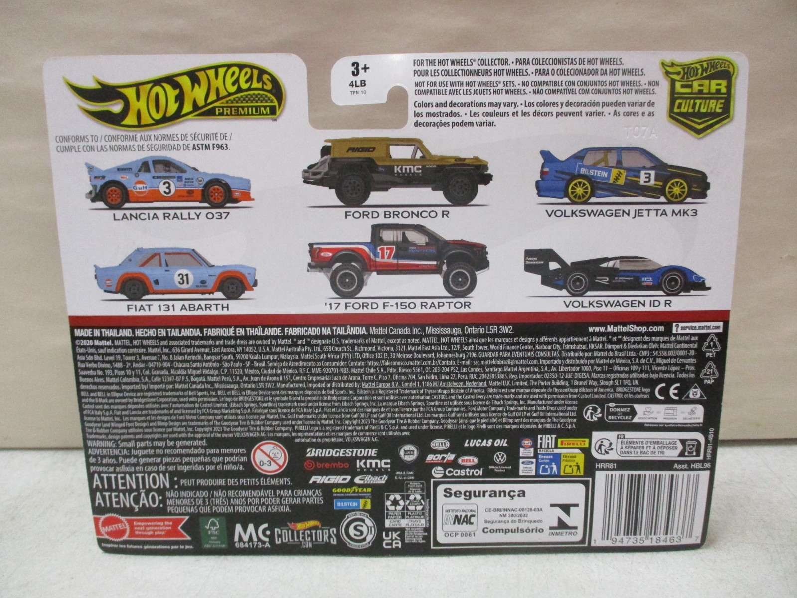 Hot Wheels Premium Car Culture Lancia Rally 037 & Fiat 131 Abarth