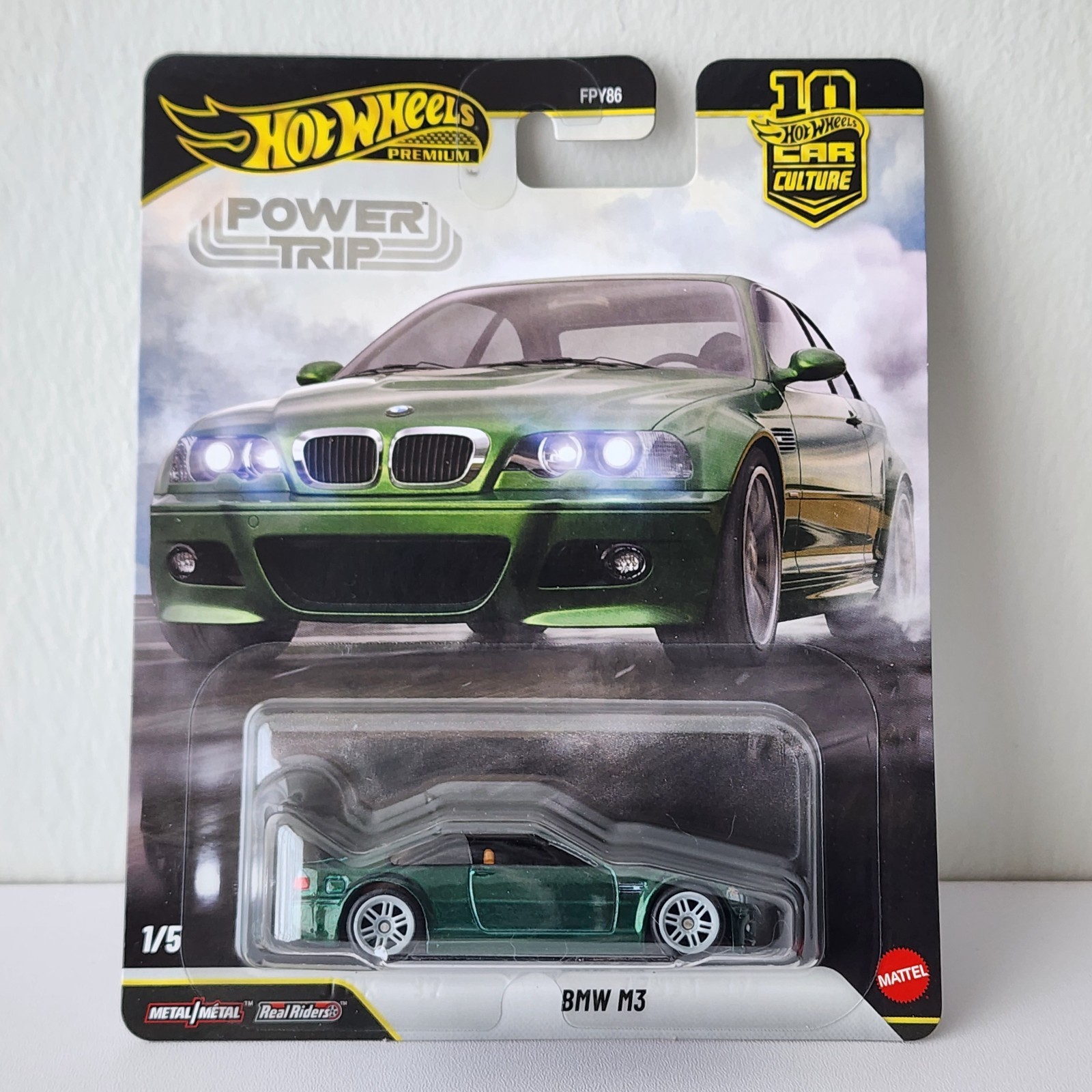 Hot Wheels 2026 Car Culture R “Power Trip” FPY86-961R BMW M3 Green NEW In Hand