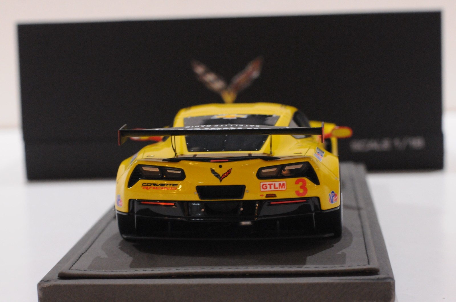 BBR CHEVROLET CORVETTE C7.R DETROIT 2014 PRESS VERSION SCALE 1:18 LIMITED 1 OF 1