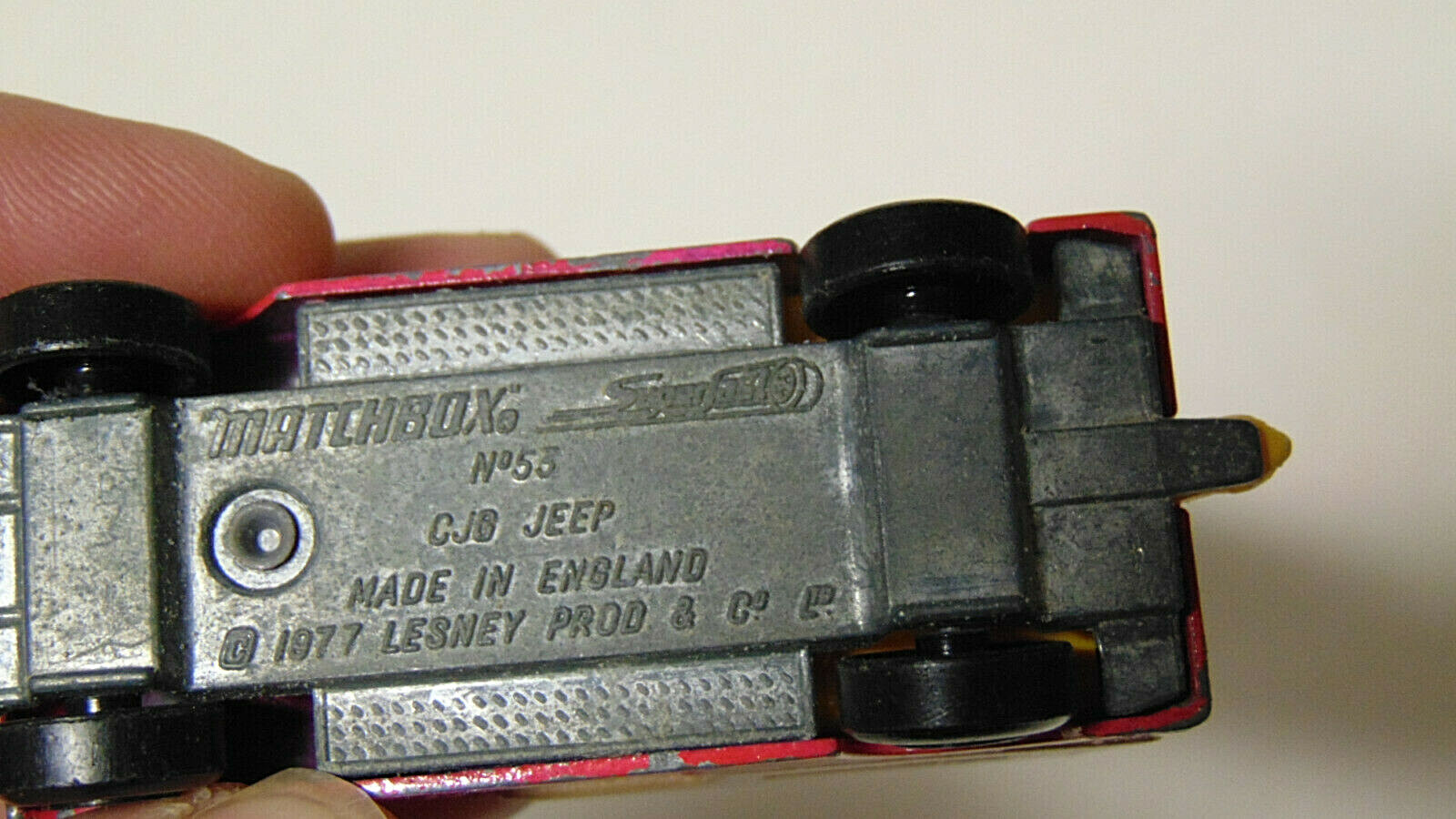 Matchbox SuperFast No 53 CJ6 Jeep 1977 Lesney Made in England