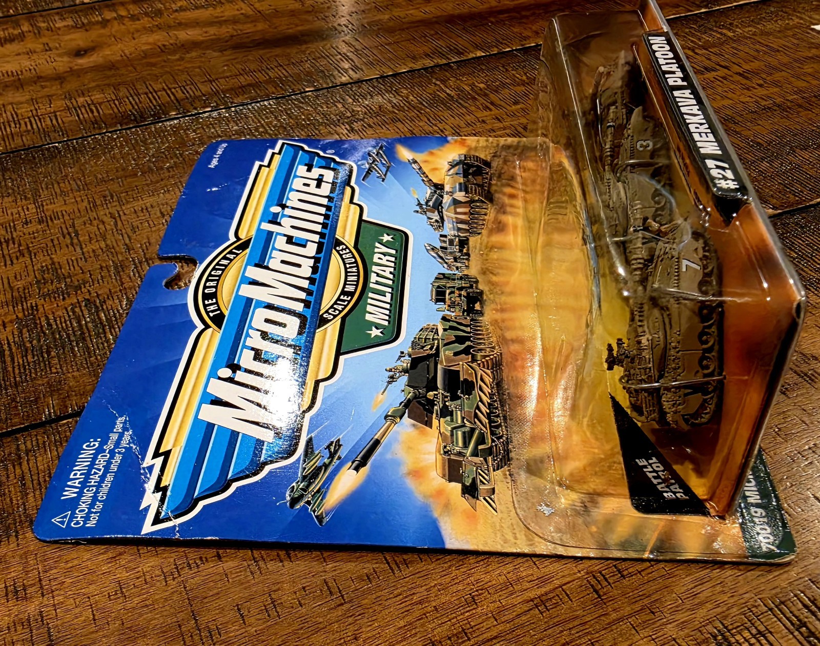 MICRO MACHINES 70019 MILITARY SERIES #27 MERKAVA PLATOON RARE HTF — NEW/SEALED