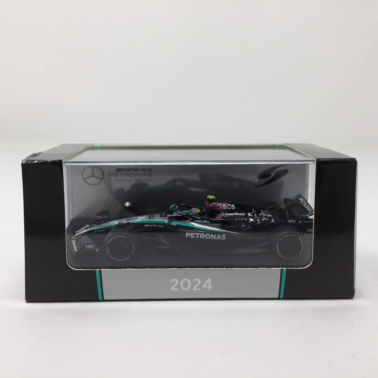 Lewis Hamilton 2024 Mercedes AMG Petronas Spark F1 1:64 Diecast