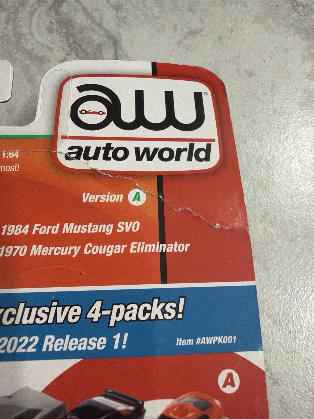 Auto World Deluxe 4 Pack Pontiac Chevrolet Ford Mercury Diecast Body True 1:64