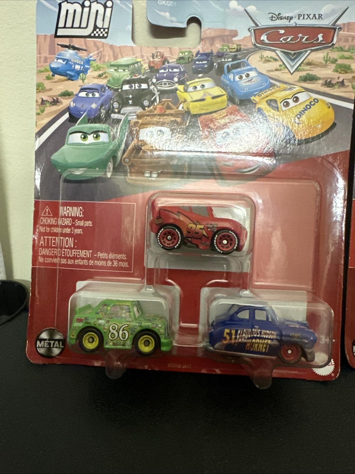 *NEW* DISNEY PIXAR CARS 3 Sets/MINI RACERS 3 PACK MCQUEEN CHICK HUDSON HORNET
