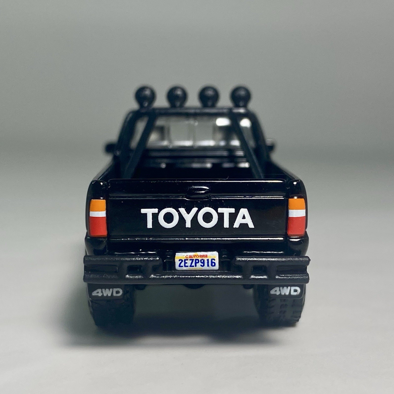 Johnny Lightning 1985 Toyota SR5 Pickup Back To The Future 1:64 Diecast Black