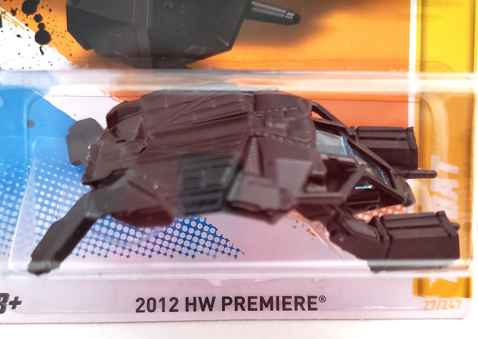 Hot Wheels Batman The Bat The Dark Knight Rises 2012 HW Premiere 27/50 DC Comics