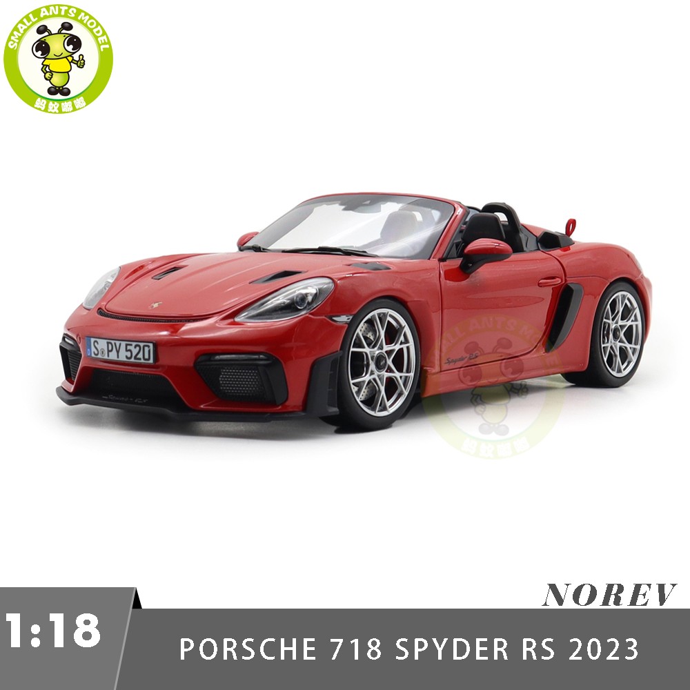1/18 Porsche 718 Spyder RS 2023 Weissach Pack Norev 187271 Diecast Model Car