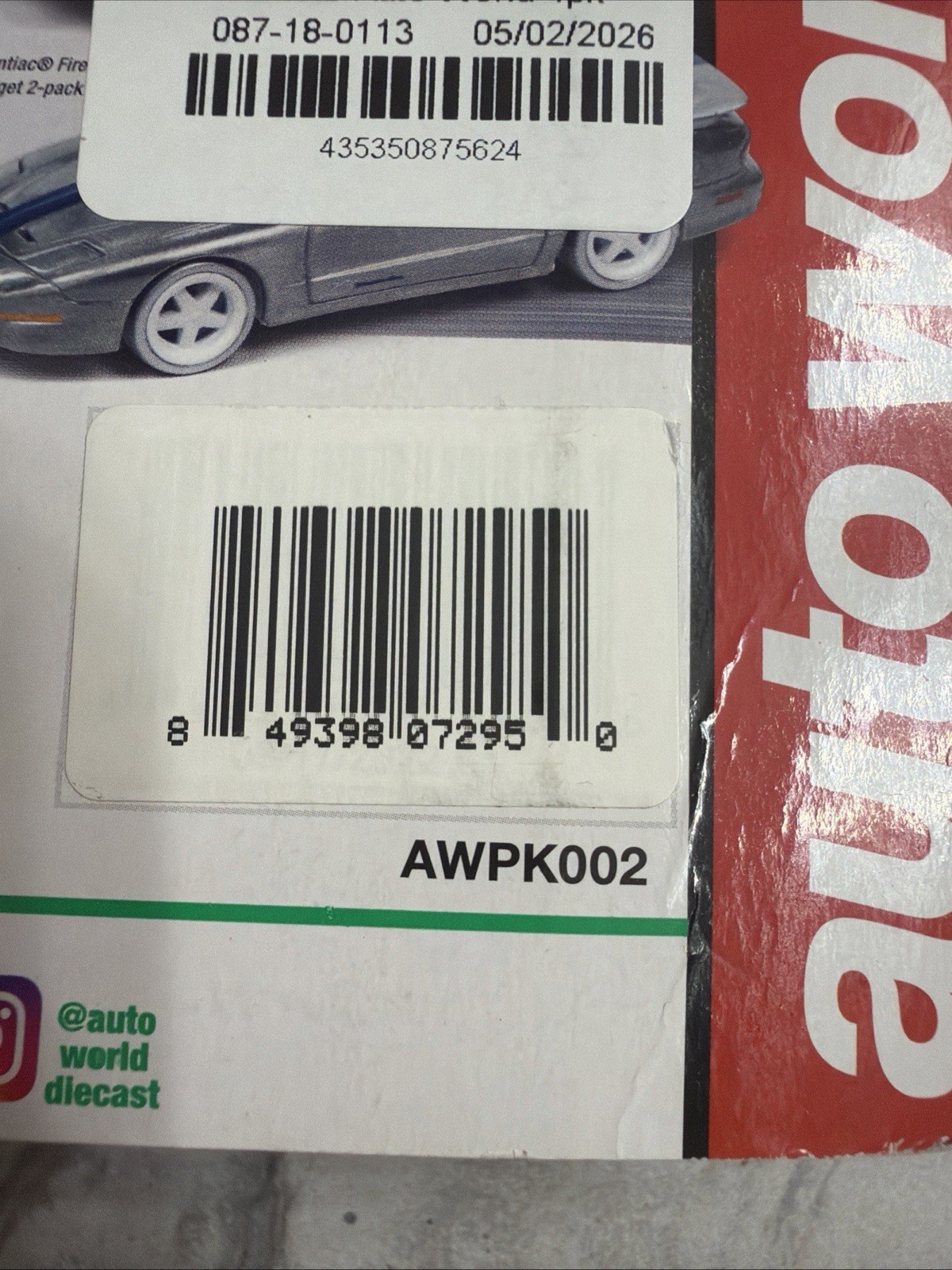 Auto World Deluxe 4 Pack Pontiac Chevrolet Ford Mercury Diecast Body True 1:64