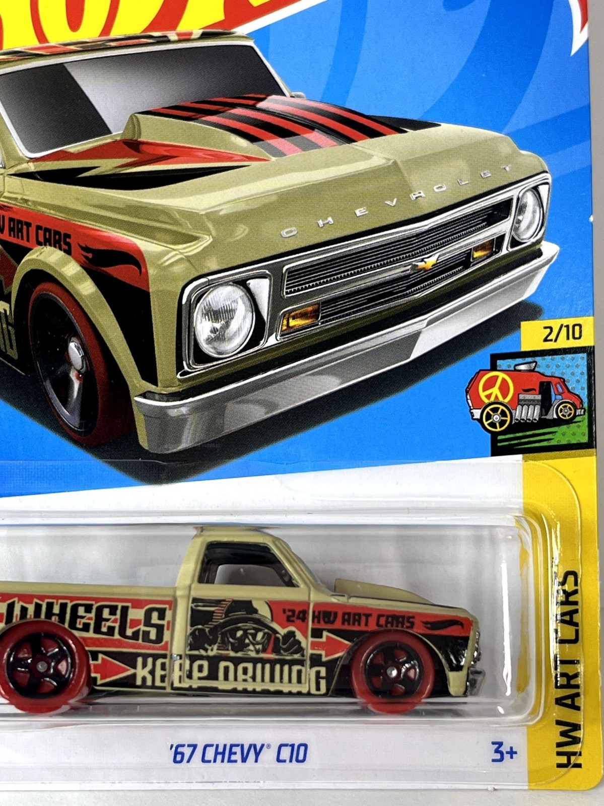Hot Wheels 1967 Chevy C10 Art Cars Keep Driving 83/250