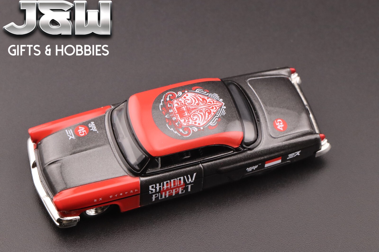 Mini GT x Mizu Diecast Lincoln Capri Hot Rod 1954 “Shadow Puppet” #874 1/64