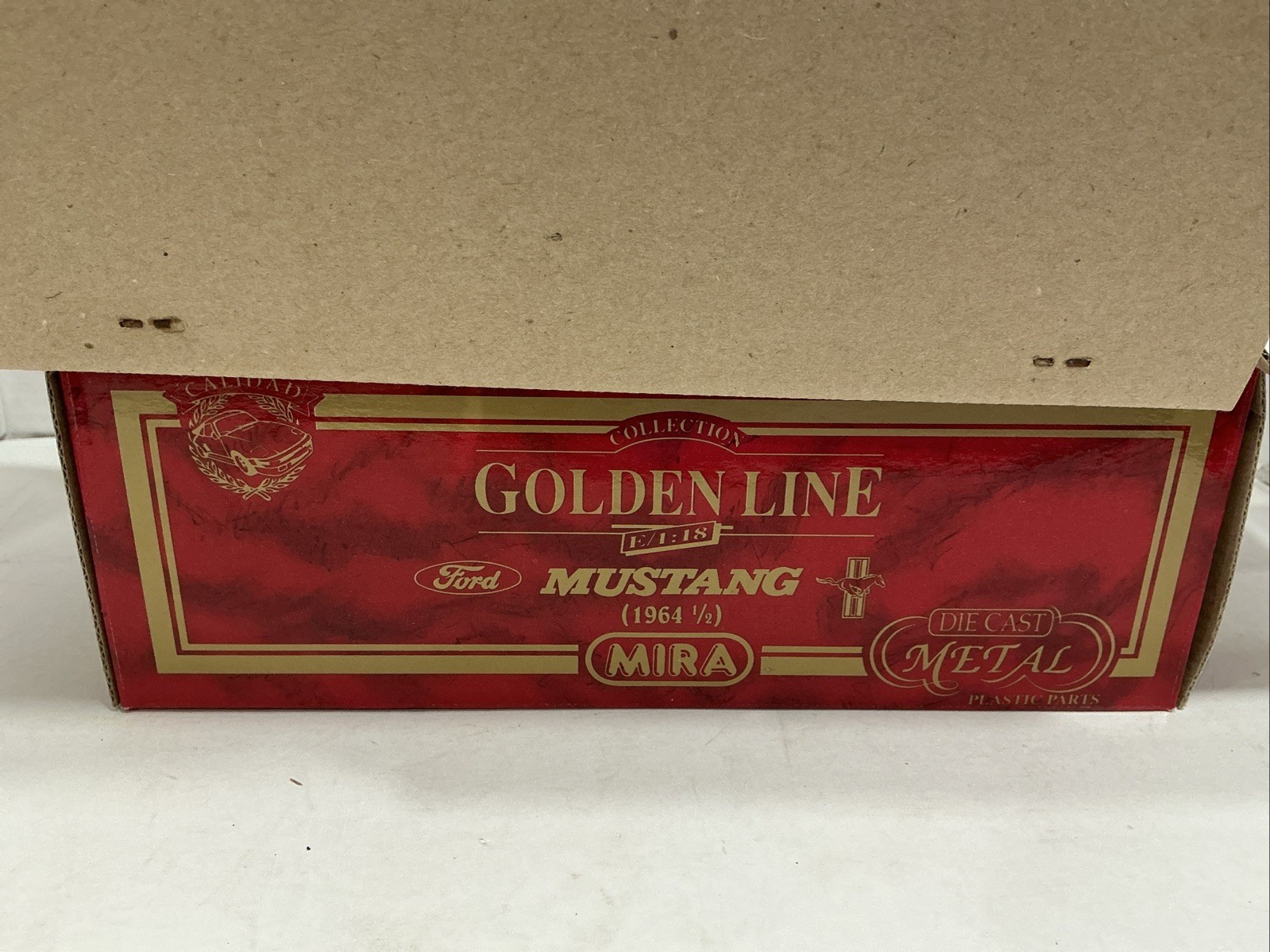 MIRA GOLDEN LINE 1964 1/2 FORD MUSTANG Hardtop 1:18 Scale blue Green ￼