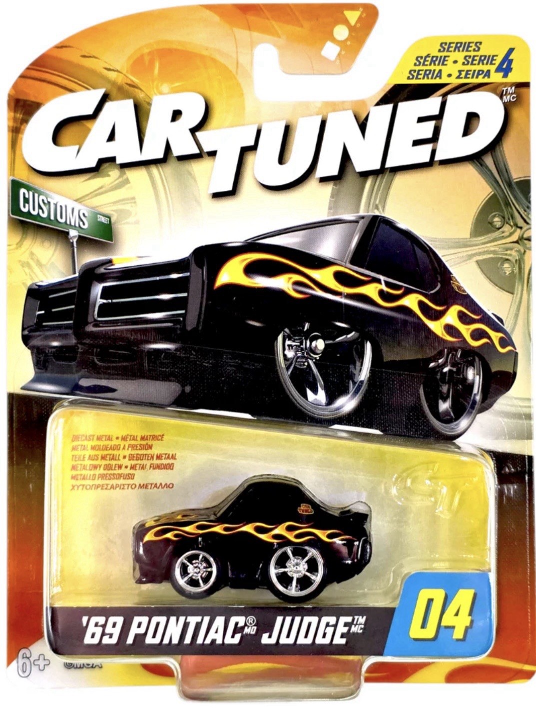 CARTUNED 1969 PONTIAC GTO JUDGE CUSTOMS HOBBY EXCLUSIVE SERIES 4