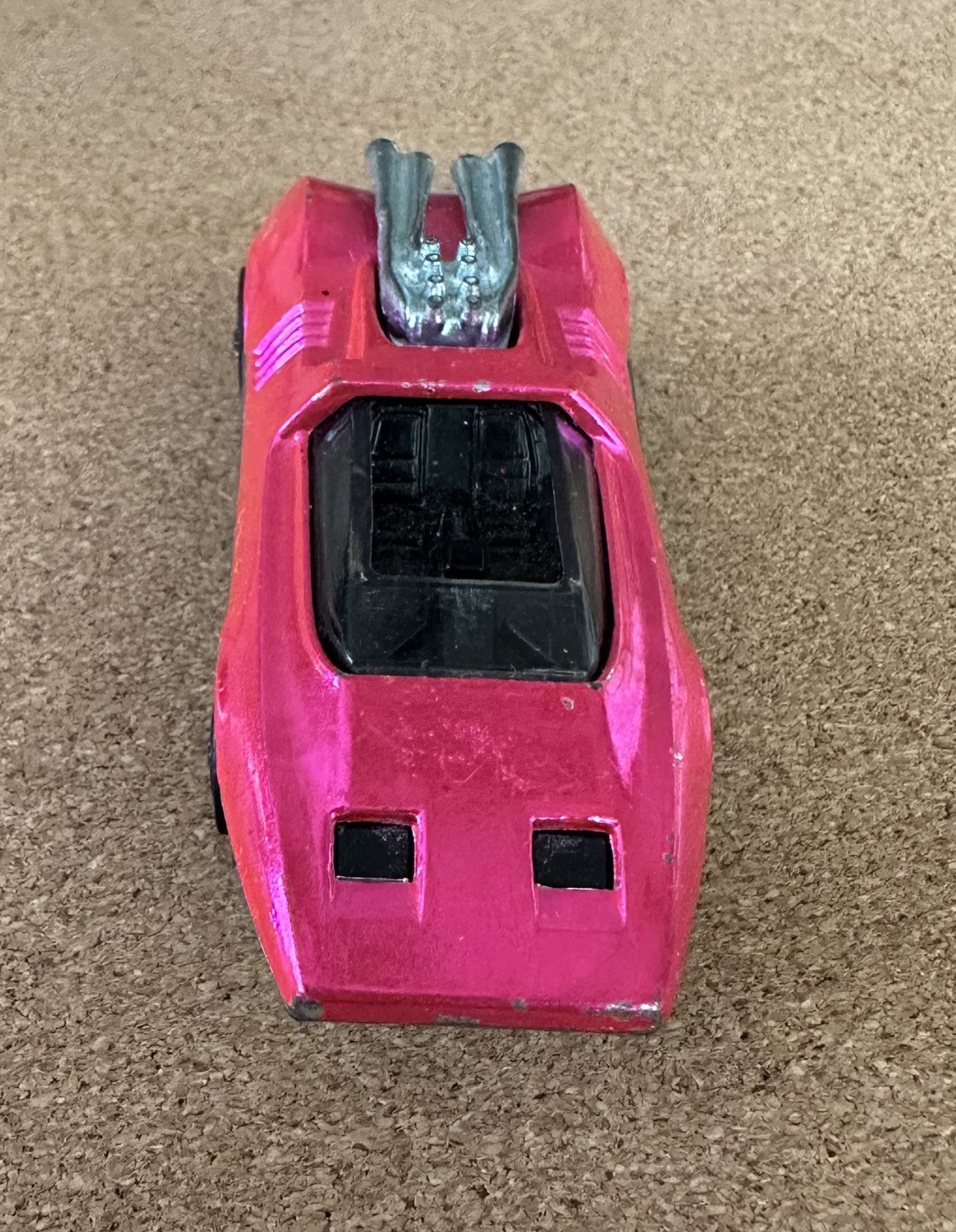 1970 Hot Wheels Redline PEEPING BOMB U.S.A. Spectraflame Pink