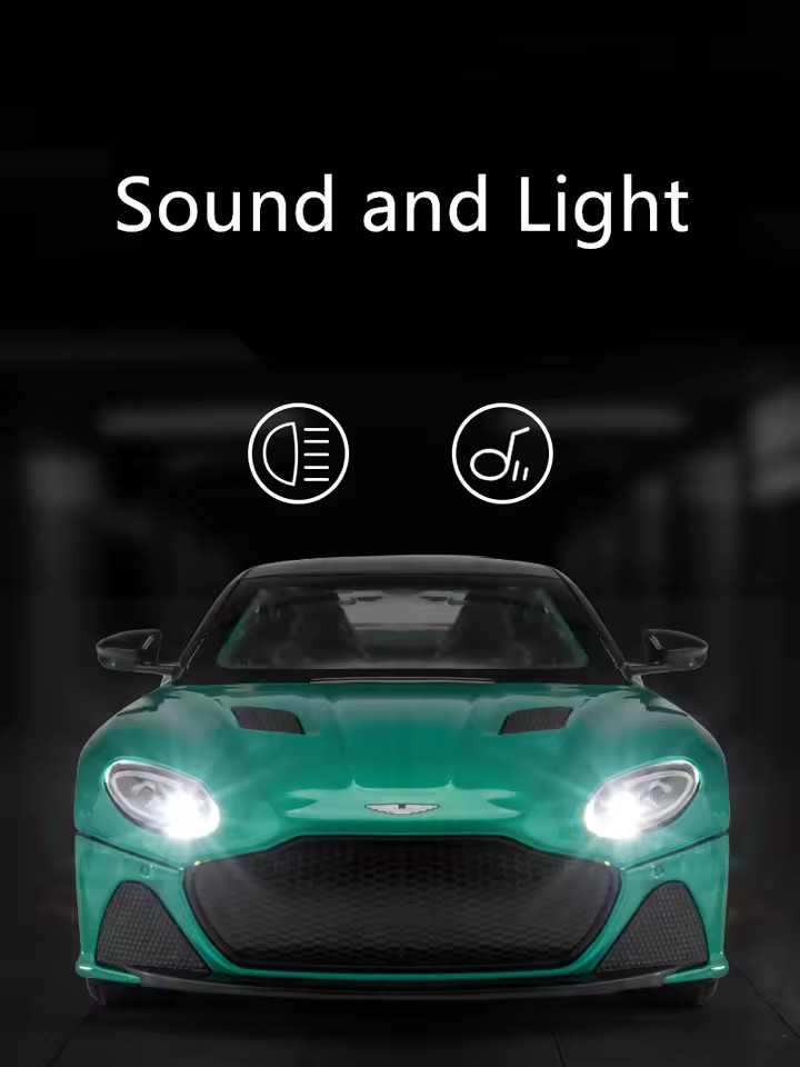 1:24 Aston Martin DBS Superleggera Diecast Alloy Car Model Sports Toy Gift