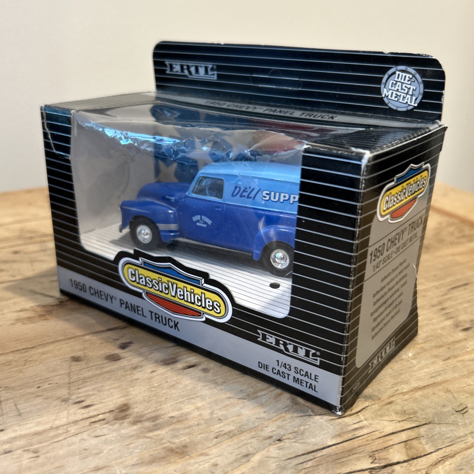 Ertl 1950 Chevy Panel Truck Classic Vehicles Die Cast Metal Deli Supply with Box