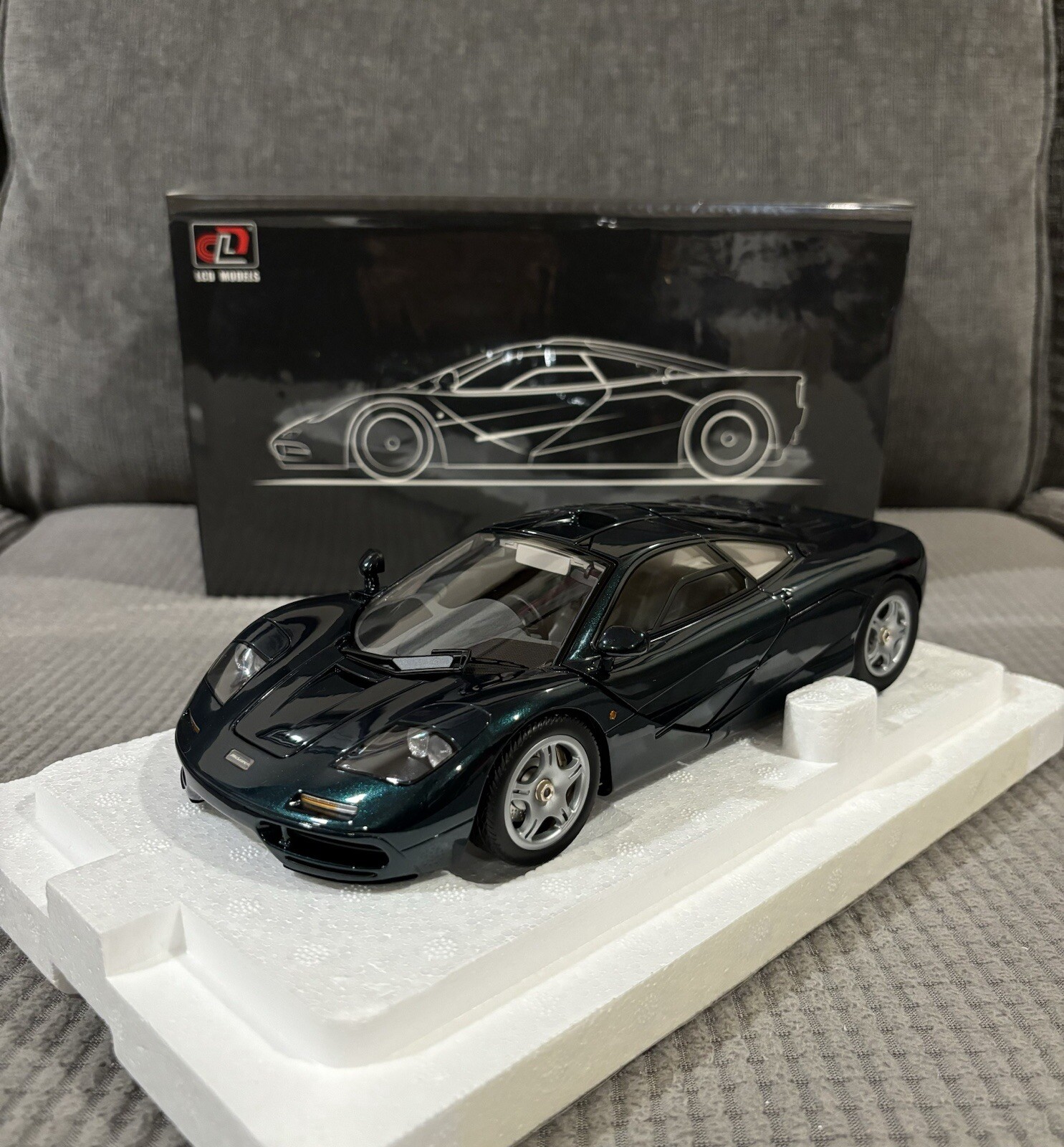 1/18 LCD McLaren F1 XP5 (Dark Green Metallic)Diecast Limited Production In Stock