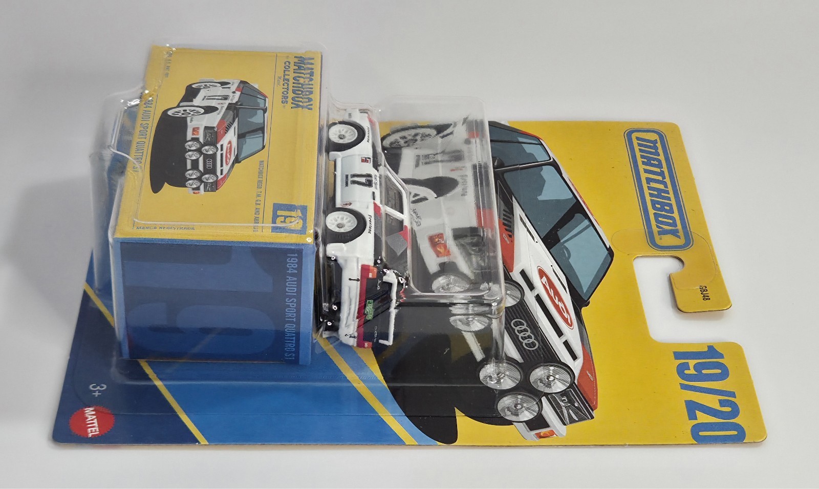 1984 Audi Sport Quattro 19/20 COLLECTORS SERIES Matchbox 2026 JJV93 white