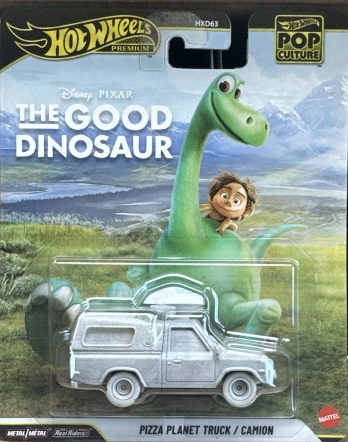 Hot Wheels New Pop Culture THE GOOD DINOSOUR Pizza Planet Truck / Camion Premium