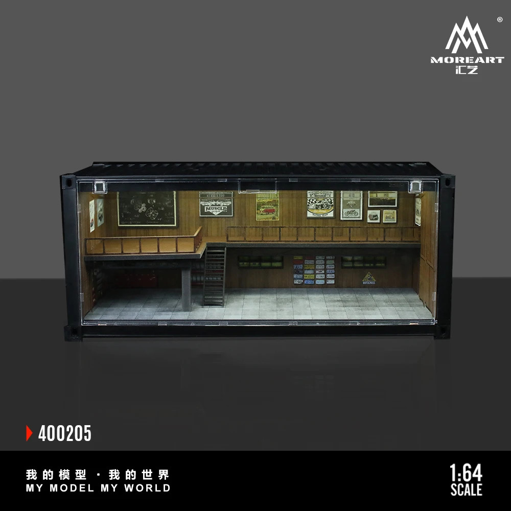 More Art 1:6 Container Repair Shop Lighting Diorama, Light Version Diorama for D