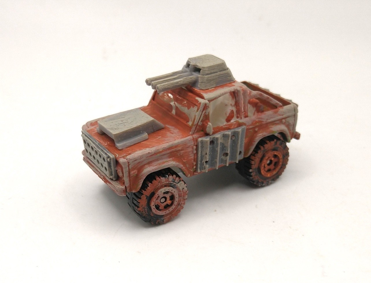 Custom Mad Max Zombie War Wasteland Road Warrior Truck 1/64 Hot Wheels Vehicle