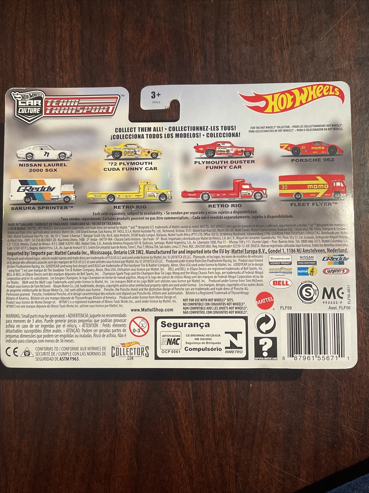 Hot Wheels Nissan Laurel 2000 SGX Sakura Sprinter Team Transport