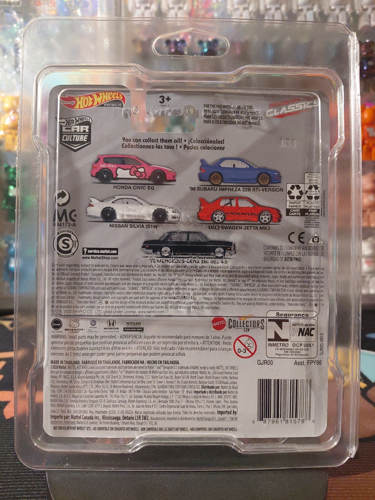Hot Wheels Modern Classics 1/5 FPY86 Honda Civic EG Hello Kitty – Pink