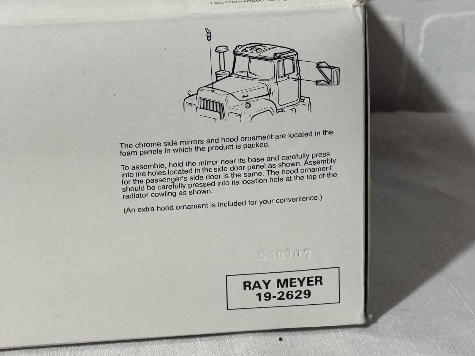 First Gear 19-2629 Ray Meyer Mack R-Model Tractor with 35′ Box Trailer NIB