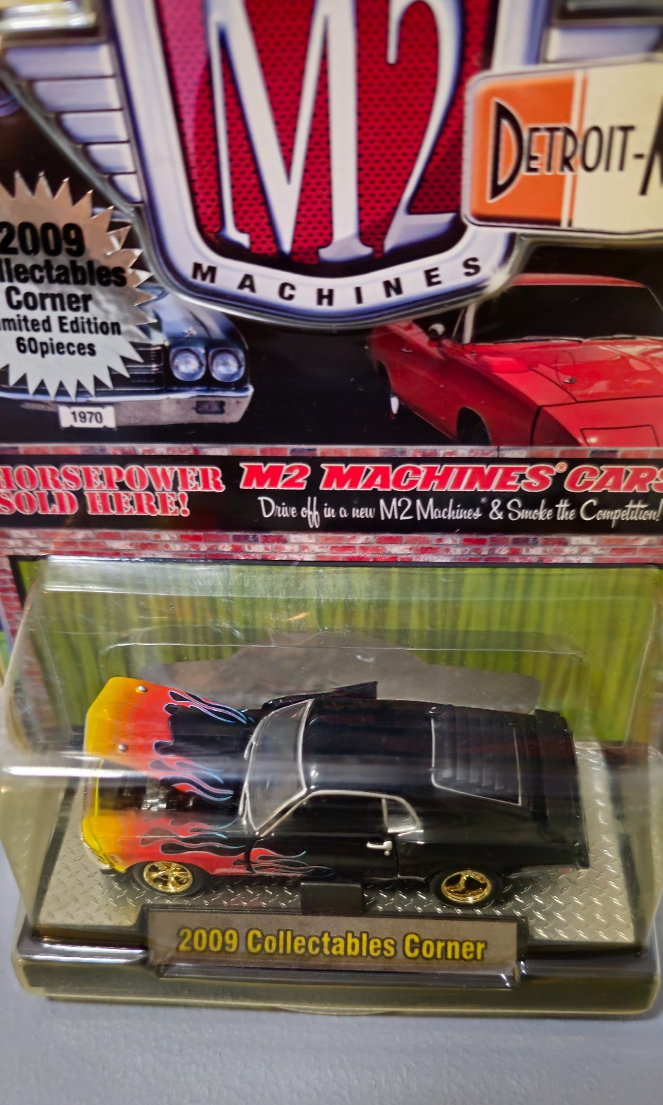 M2 Machines Detroit-Muscle Mustang Boss 429 Collectables Corner Chase 60pcs Gold