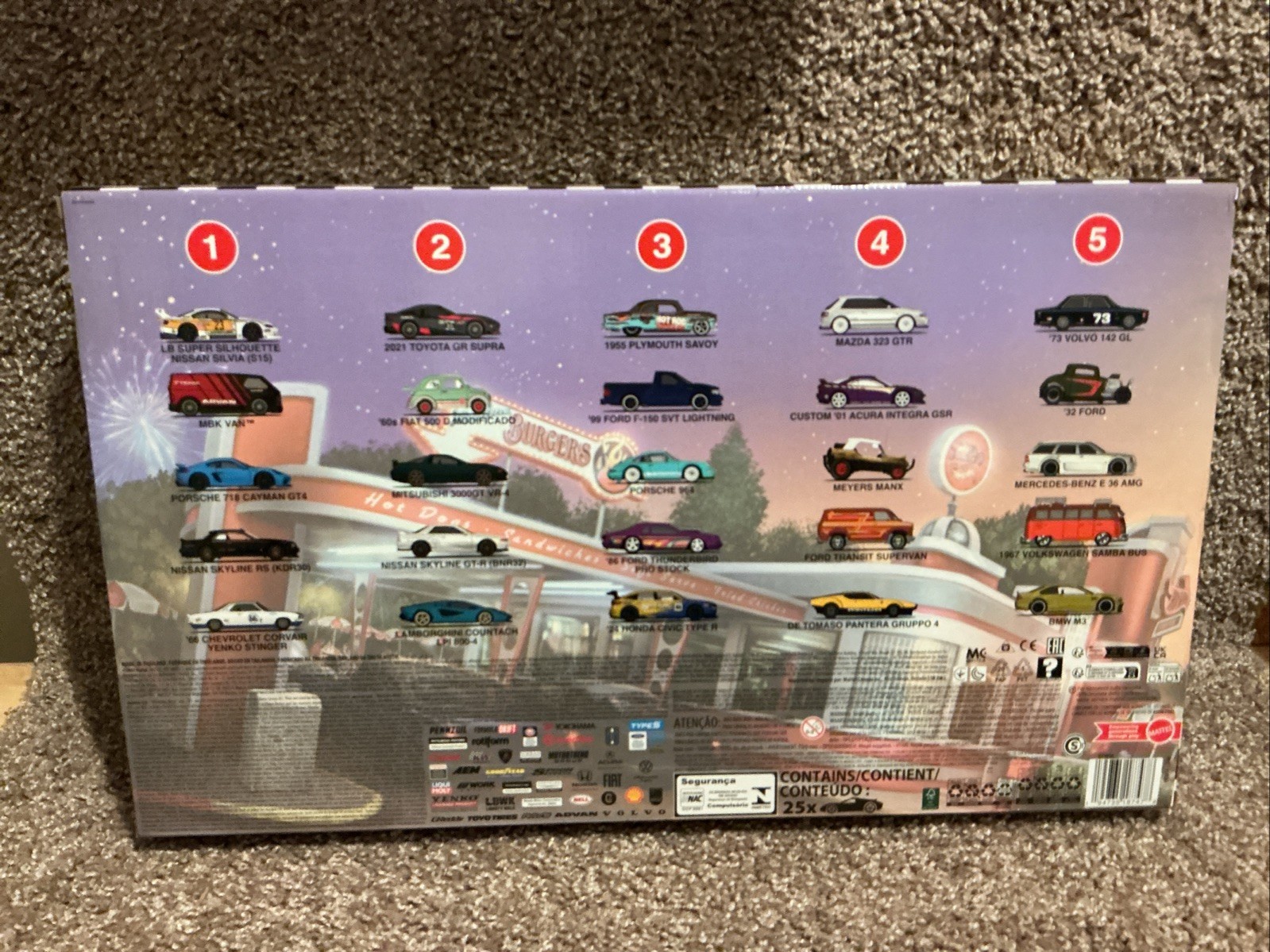 Hot Wheels 2024 Boulevard 25-Car Factory Set Premium Diecast Collection HRW96