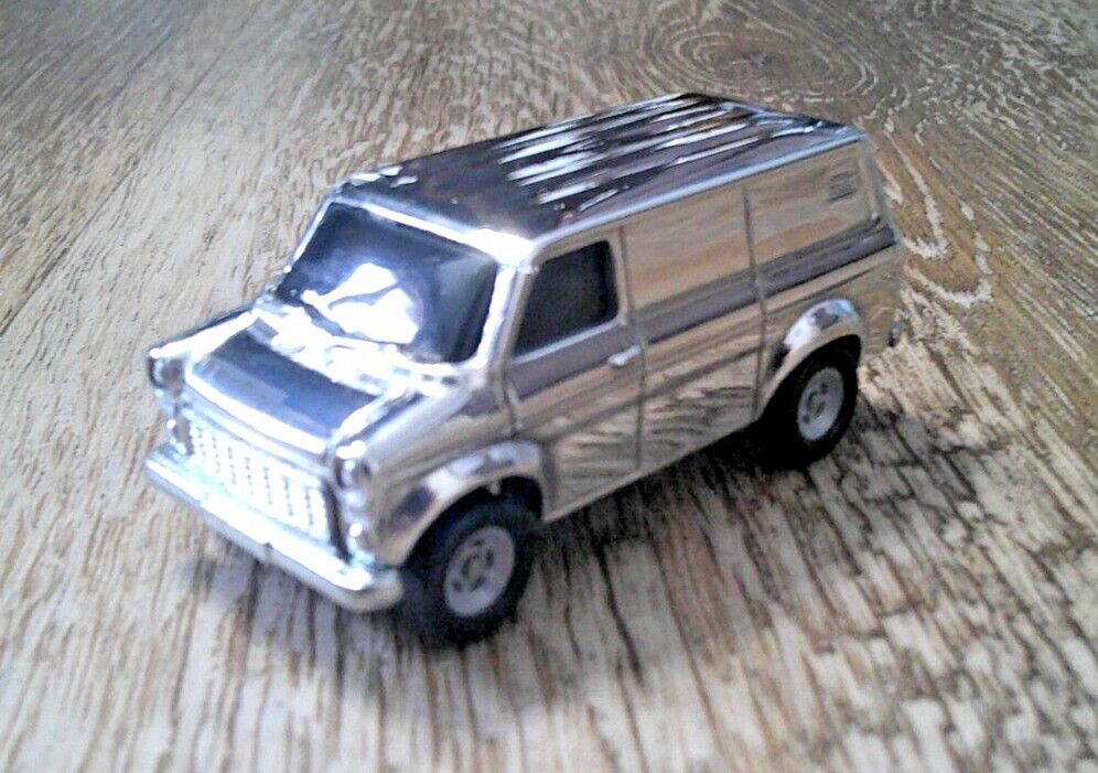 custom polished premium hot wheels ford transit supervan