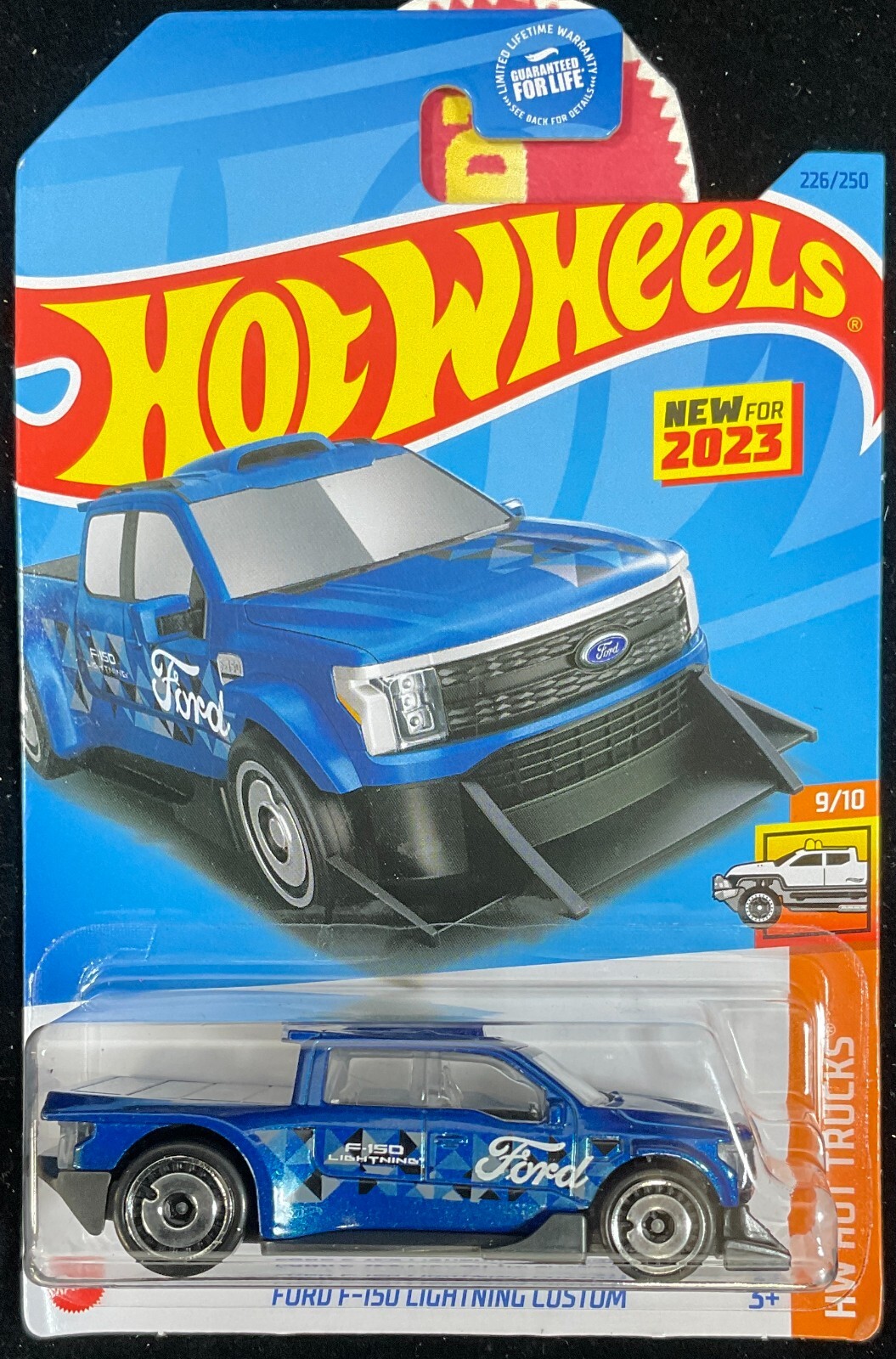 Hot Wheels 2024 Ranger Raptor, F-150 Lightning Custom Blue,Red Trucks,Lot of 3