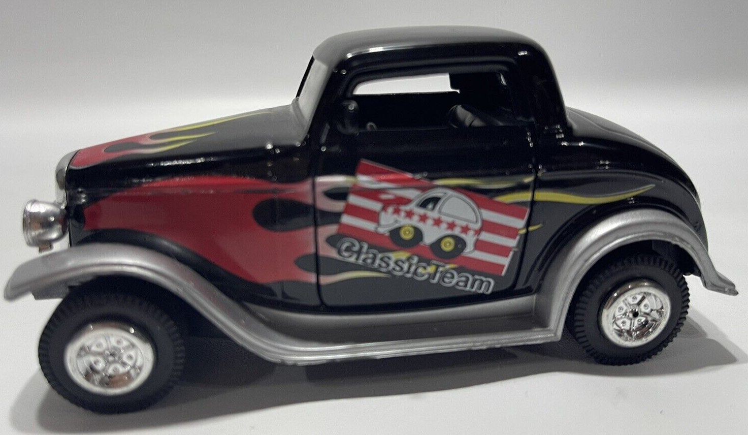 Hot Rod Mini Car 5″ Pull Back Spring Classic Team