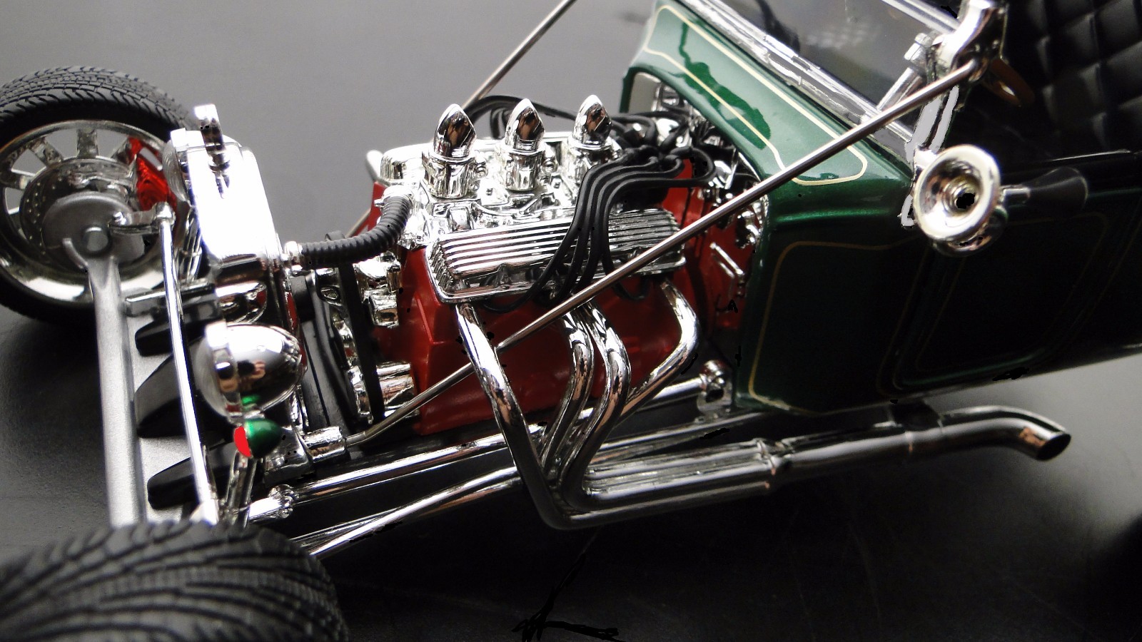 Hot Rod Dragster Racing1 18Classic Race Car12Custom Built GT Metal Body Model24