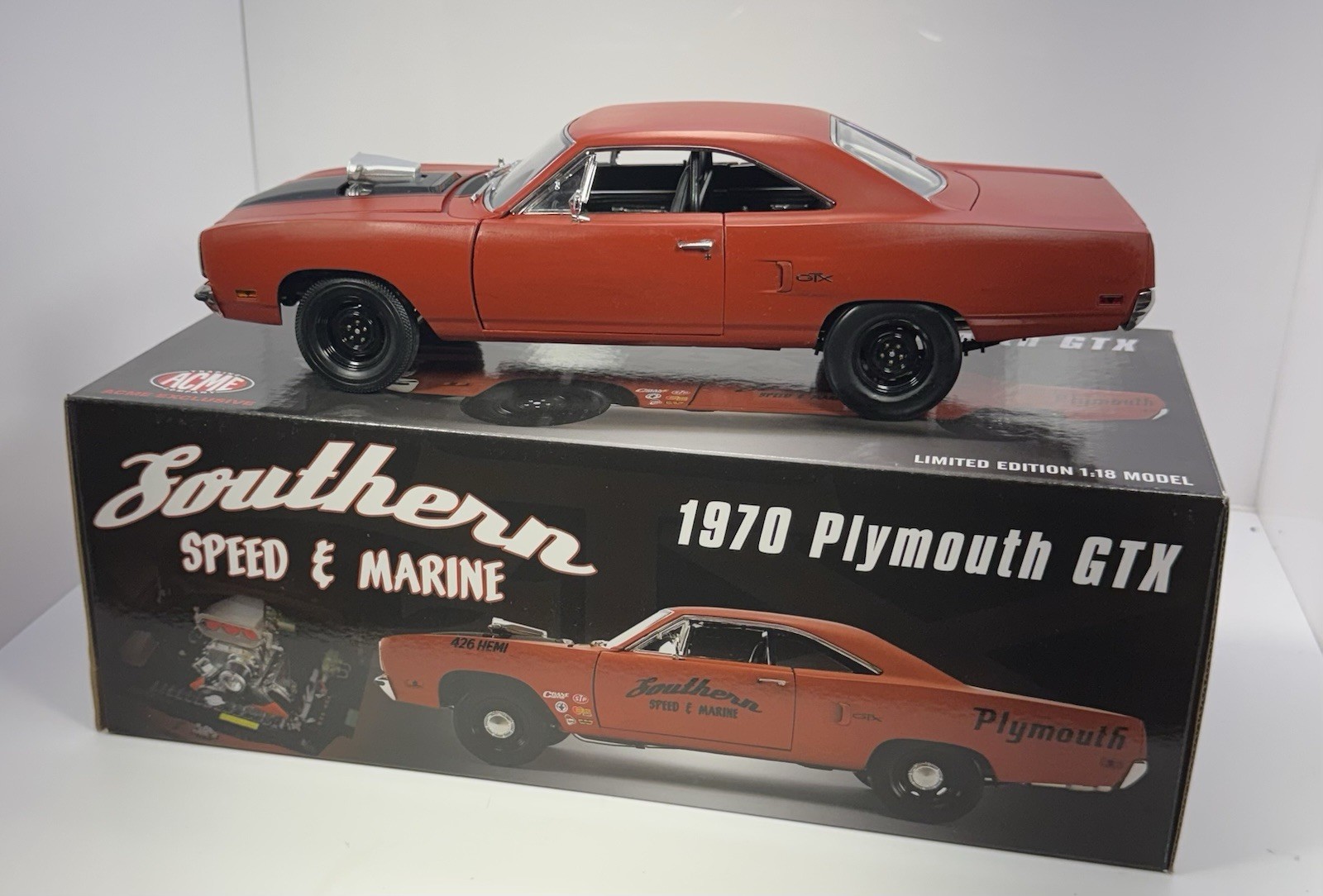 GMP 1/18 Scale 1970 Plymouth GTX “Custom 1 Of 1 Made” Removed Ugly Decals