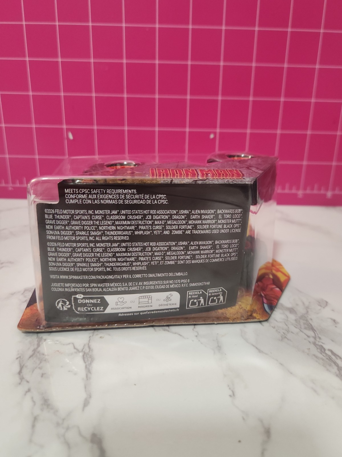2026 Spin Master Monster Jam Marvel Iron Man Series 6