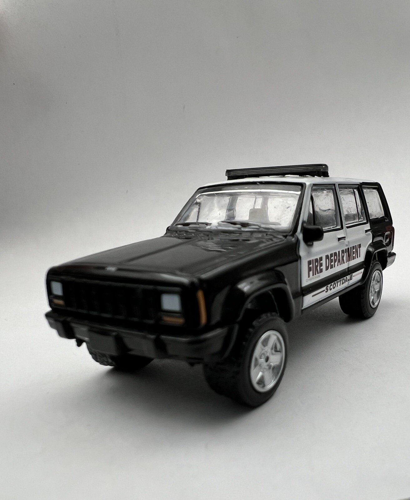 2 Pack 1/64 NForce Black Top Lightbar For Greenlight Police Fire Ambulance