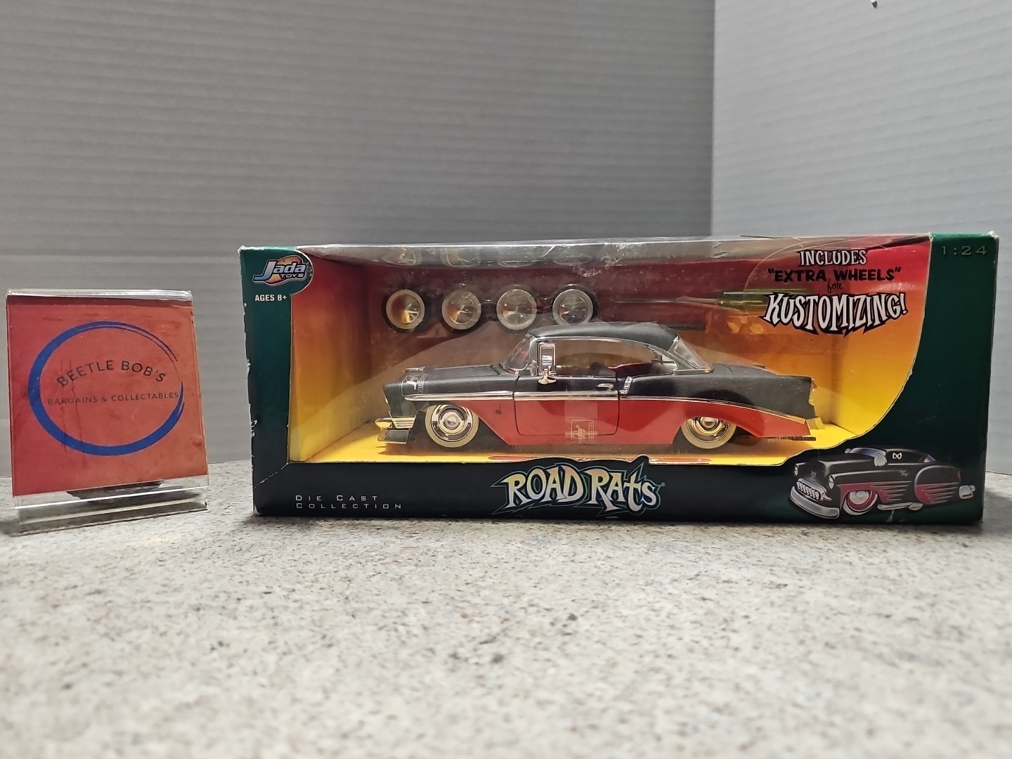Vntg 2003 Jada Road Rats 1956 Chevrolet Bel Air 1:24 Scale Diecast Car