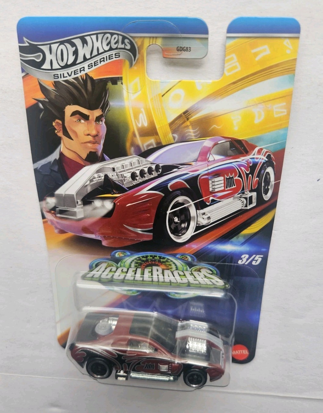 2025 Hot Wheels SILVER SERIES – ACCELERACERS – SET OF 5