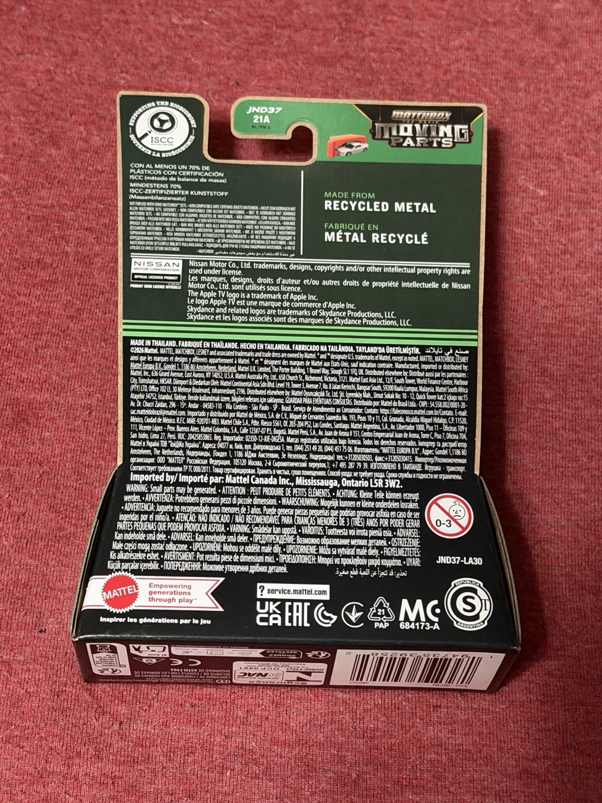 🔥2026 Matchbox The Movie Moving Parts A Case 2020 Nissan GT-R Nismo R35 VHTF🔥