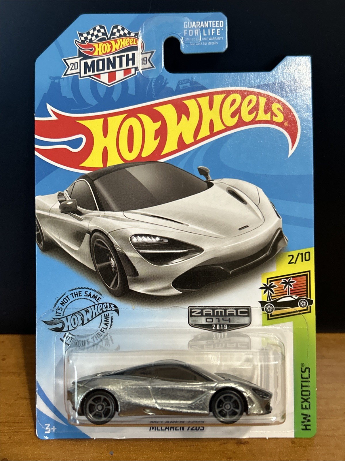 2019 Hot Wheels 221 Exotics 2 McLaren 720s ZAMAC