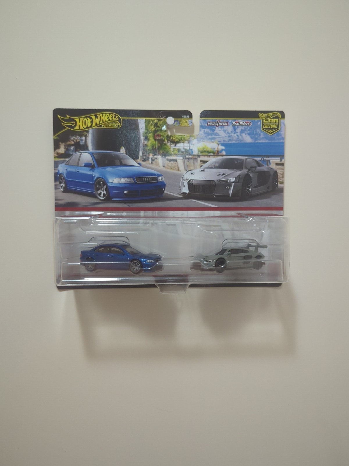Hot Wheels Premium Car Culture Twin 2 Pack Audi S4 Quattro & Audi R8 LMS