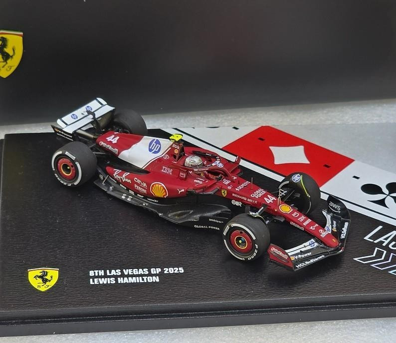 Ferrari SF-25 Las Vegas GP 2025 Lewis Hamilton Looksmart 1/43 #LSSET01