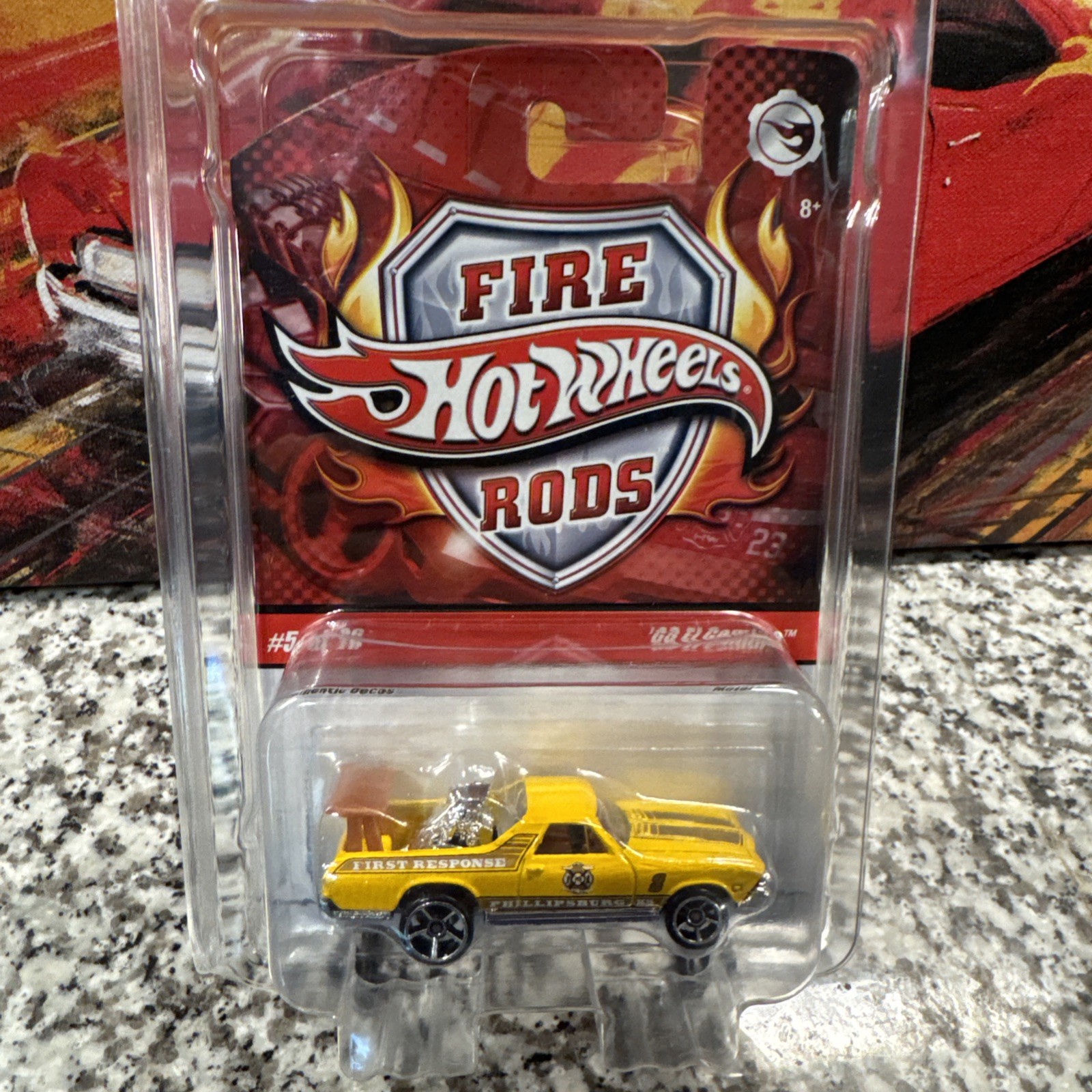 Hot Wheels 2009 Fire Rods 68 El Camino 5 of 26 N9023